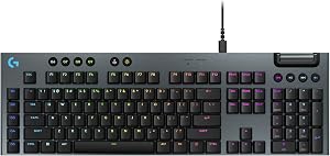 Logitech G915 X Low-Profile Wired Mechanical Gaming Keyboard, Double-Shot PBT Keycaps, Ful
