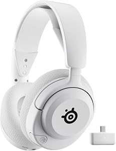 SteelSeries Arctis Nova 5P Wireless Multi-System Gaming Headset — White — Neodymium Magnet