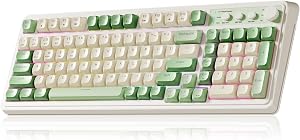 AULA S99 Gaming Keyboard, Wireless Computer Keyboards, Tri-Mode Bluetooth/2.4GHz/USB-C Cus