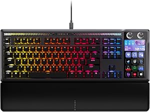 Corsair Galleon 100 SD RGB Mechanical Wired Gaming Keyboard – QWERTY US, Stream Deck-Integ