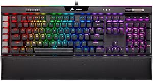 Corsair K95 RGB Platinum XT Mechanical Wired Gaming Keyboard - Cherry MX Speed Switches - 