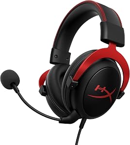 HyperX Cloud II Gaming Headset - 7.1 Surround Sound - Memory Foam Ear Pads - Durable Alumi