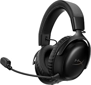 HyperX Cloud III S – Wireless Gaming Headset for Multi-Platform, 2.4GHz, Bluetooth, Batter