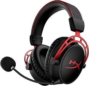 HyperX Cloud Alpha Wireless - Gaming Headset for PC, 300-hour battery life, DTS Headphone: