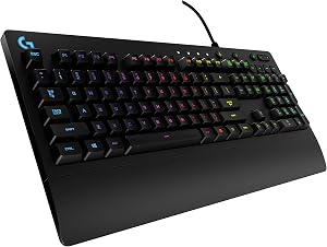Logitech G213 Prodigy Gaming Keyboard - Wired RGB Backlit Keyboard with Mech-Dome Keys, Pa