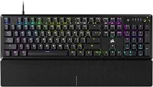 CORSAIR K70 CORE RGB Mechanical Wired Gaming Keyboard with Palmrest – Pre-Lubed MLX Red Li