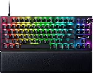 Razer Huntsman V3 Pro TKL 8KHz Esports Gaming Keyboard: Analog Optical Switches Gen 2-8000